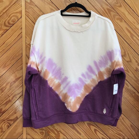 Free People Movement Ombre Crew Sweatshirt - Picture 1 of 6